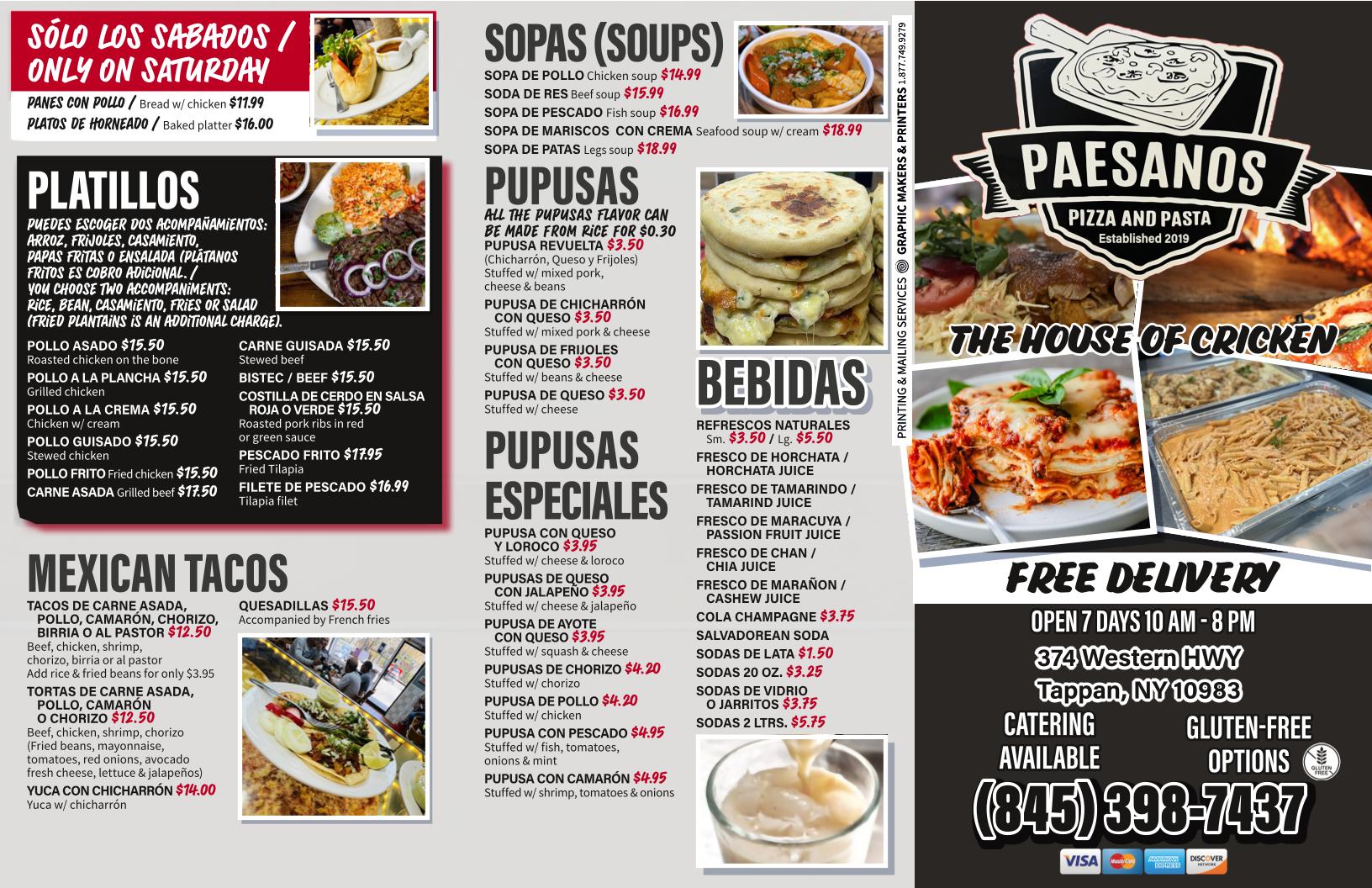 Paesanos Pizza & Pasta